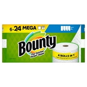 Bounty Paper Towels Select-A-Size, 6 Mega Rolls