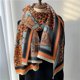 thumbnail image 1 of Bufanda gruesa de Cachemira para mujer, chal cálido de Pashmina, manta femenina, Poncho de marca de diseño, Echarpe, moda de invierno, 2022, 1 of 4