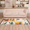 thumbnail image 2 of Yayeee Runner Rug for Bedroom 2'x6' Machine Washable Hallway Non Slip Mat, Cartoon Plants, 2 of 8