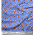 thumbnail image 1 of Soimoi Rayon Fabric Dot,Leaves & Blossom Floral Decor Fabric Printed Yard 56 Inch Wide, 1 of 1