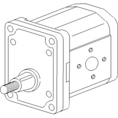RAParts 5121276 Pompe Hydraulique Compatible avec Tracteur Minneapolis Moline Modèle 1365