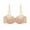 Khaki, variant on TAGOLD Womens Summer Plus Size Bra,Women's Lace With Solid Color Sexy Double Breasted Push Up Bra