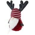 thumbnail image 3 of Northlight Gnome with Antlers Christmas Figure - 12" - Red and White, 3 of 5