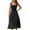 Black, variant on Hvot&aat Womens Square Neck Maxi Dress Casual Summer Sleeveless Swing A-line Long Tank Dresses Basic Full Slips