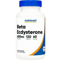 Nutricost Beta Ecdysterone (600mg) 120 Capsules - Vegan, GMO-Free, 60 servings