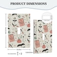 thumbnail image 5 of ZICANCN Outlet Covers Wall Plate, Pastel Scary Halloween Celebration Light Switch Cover Decorative, Duplex Toggle Combo 1-Gang, 5 of 9