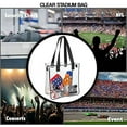 thumbnail image 4 of Clear 12 x 12 x 6 - NFL Stadium Approved Tote Bag with 35" Black Handles - NEW, 4 of 4