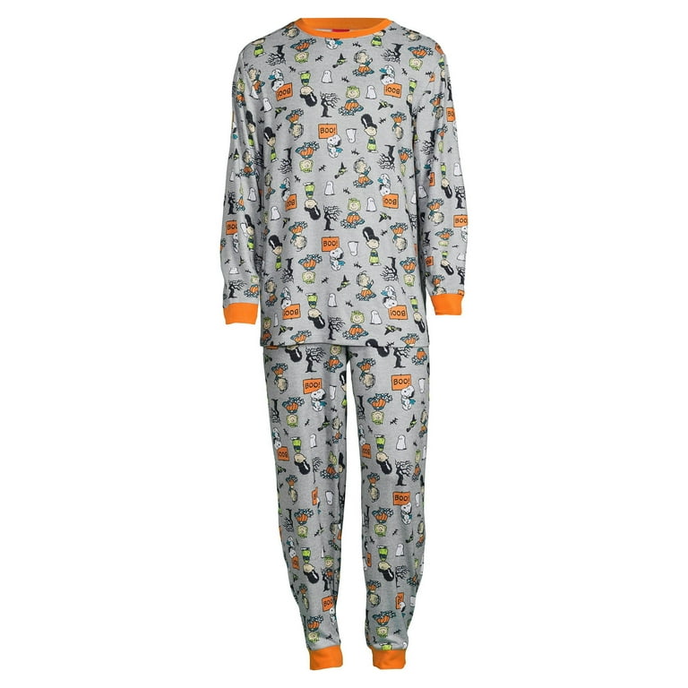 Peanuts Snoopy Matching Halloween Family Pajama Set Walmart