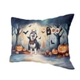 thumbnail image 2 of Happy Halloween Vampire Siberian Husky BOO with Pumpkins Fun and Spooky Pillow Cushion Double Sided Husky Dog Lover Gifts Throw Pillow - 00018, 2 of 4