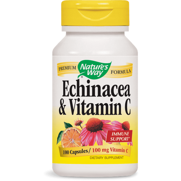 Nature's Way Echinacea and 492 mg - Capsules Walmart.com