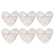 thumbnail image 1 of 6pcs ratán en forma de corazón colgante de boda decoraciones de ratán creativos, 1 of 5