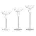 thumbnail image 1 of 3 candelabros de cristal para velas de té Retro, soporte para decoración de Hotel BLESIY Candelero, 1 of 7