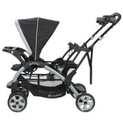 Baby Trend Sit N Stand Baby Double Stroller & 2 Car Seats Combo, Stormy