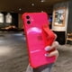 thumbnail image 3 of Soft Wrist Strap Phone Case For iPhone 11 12 13 14 Pro Max X XR Xs Max 7 8 Plus SE 2020 Mini Kickstand Transparent Bumper Cover, 3 of 5