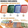 Coin Sorters Tray and Counters 4 ColorCoded Coin Sorting Tray Bundled