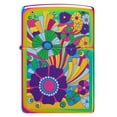 thumbnail image 2 of Zippo Vintage Flowers Design Multi-Color Pocket Lighter, 2 of 6