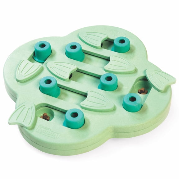 Outward Hound by Nina Ottosson Puppy Hide N' Slide Treat Puzzle Enrichment Dog Toy, Green