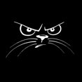 thumbnail image 3 of Not Happy Cat Face Animal Car Stickers Funny Car Decals, 3 of 3