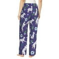 thumbnail image 3 of Goofa Cute Dog Printed Soft Pajama Pants for Women, Wide Leg Comfy Casual Lounge Yoga Pants-, 3 of 9