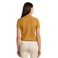 thumbnail image 2 of Port Authority Adult Female Women Plain Short Sleeves Polo Gold 2X-Large, 2 of 2