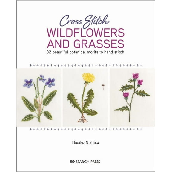 Cross Stitch Wildflowers and Grasses