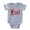 Heather Grey, variant on CafePress - Bl_Evil - Cute Infant Baby Football Bodysuit