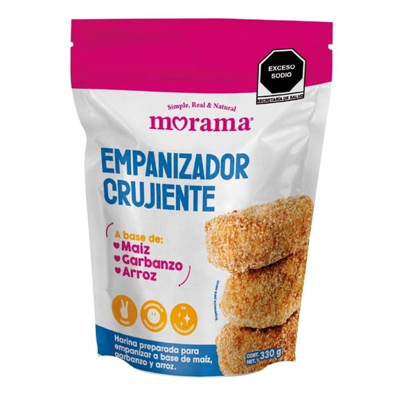 Empanizador crujiente Morama maíz, garbanzo y arroz 330 g