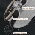 thumbnail image 4 of 3'x5' Washable Jute Kitchen Rug – Black Farmhouse Scalloped Entryway Rug, Non Slip Indoor/Outdoor Mat for Kitchen, Bathroom, Porch, 4 of 7