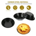 thumbnail image 5 of CIMAXIC 4 Pcs Mini Pie Pans Non-stick Baking Molds Practical Bread Molds (Black),3.15"X3.15"X0.94", 5 of 5