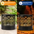 thumbnail image 3 of Solar Mandala Wall Light Projector, Outdoor Garden Fence Lamp for Patio Backyard Ambient Decor, 3 of 7