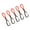 red and white, variant on 5lots Premiums Bungee Cord Working Prevented Fall Security Rope Aerials Work Cord for Camping And Hiking Essential