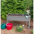 thumbnail image 4 of Jopath Grey Raised Garden Bed with Legs, Elevated Wooden Planter Box for Outdoor Plants Flowers Fruits Vegetable Herb Growing(48"x24"x30"), 4 of 9
