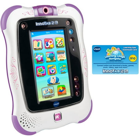 VTech InnoTab 2S Wi-Fi Learning App Tablet with Bonus $10 Gift Card, Pink