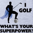 thumbnail image 2 of CafePress - Golf Superhero - Cute Infant Baby Football Bodysuit, 2 of 3
