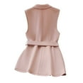 thumbnail image 4 of Wiyuqeen Womens Sleeveless Blazer Vests with Belt Notch Collar Business Casual Jacket Suits Solid Elegant Jacket Coats, 4 of 4