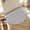 Gray, variant on Diatomaceous Earth Bath Mat 16"x24", Grey Absorbent Half Circle Bathroom Rugs with Non-Slip Backing Rubber, Low-Profile Doormat for Kitchen Sink Indoor Modern Pure Gray