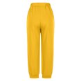 thumbnail image 5 of hotojiny Womens Plus Size Casual Pants Lounge Lightweight Tapered Pants Casual High Waisted Solid Color Trousers, 5 of 6