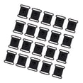 thumbnail image 1 of GUOOL 2-6pack 20 Pièces en Plastique Boucles de Libération Rapide Noir 15mm 6 Pièces, 1 of 9