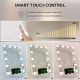 COOLJEEN Bluetooth Hollywood Vanity Makeup Mirror with Lights Wireless