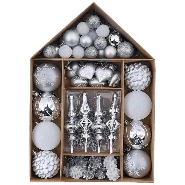 Set de decoración para árbol de Navidad Valery Madelyn, 70 unidades