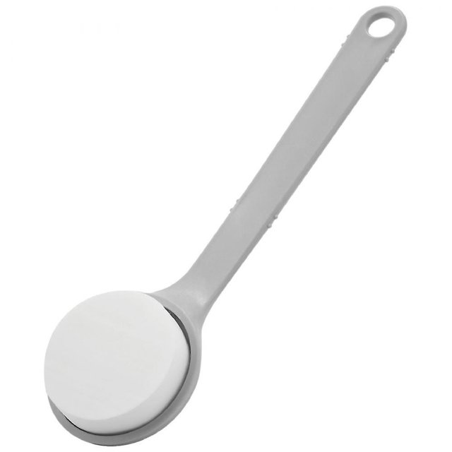 Aplicador de loción corporal para baño JINMJMXG cepillo para la espalda almohadilla de esponja gris y blanco 29,5 x 8,5 cm