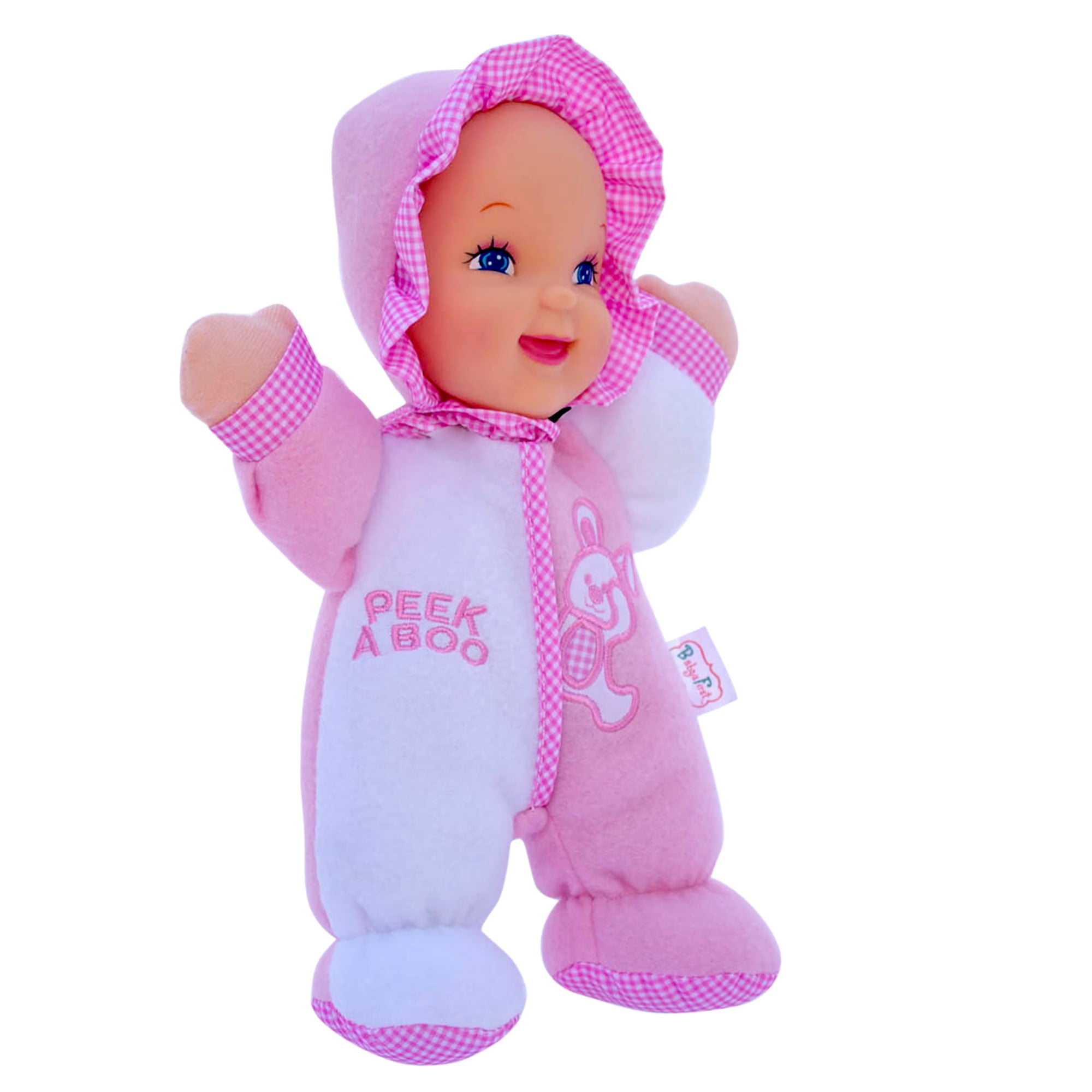 Goldberger Baby's First: 11" Soft & Snuggle Bunny Doll - Baby's 1st Doll, Machine Washable, Safe for Children & Infant, Ages 0 Months & Up