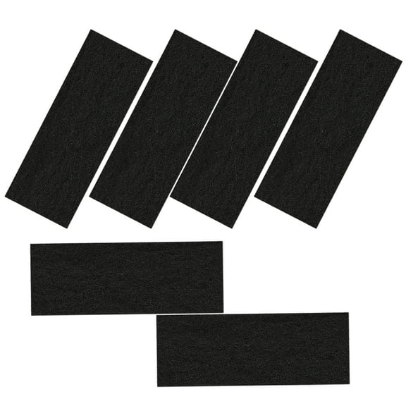 Genligt Activated Carbon Filters Compatible with Nature's Miracle Oval Hooded Flip Top Cat Litter Box, Replacement Official Size, 6 Pack