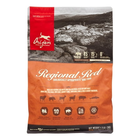 UPC: 0064992105457 | Orijen Regional Red Biologically Appropriate Red Meat & Fish Dry Dog Food  4.5 lb