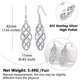 thumbnail image 5 of Pendientes de plata de ley de la vieja escuela Silvora, pendientes colgantes con nudo celta nórdico para mujer, regalo de joyería para niñas adolescentes, 5 of 7