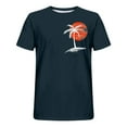 thumbnail image 3 of DDAPJ pyju Oversized T-shirts for Men Big and Tall Vintage Palm Tree Graphic Tees Loose Casual Athletic Tee Shirt Lightweight Summer Round Neck Tee Tops Navy M, 3 of 5
