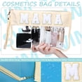 thumbnail image 3 of Bolsa de cosméticos BuyCard Preppy Patch Clear Mama Bag, 2 unidades, 3 of 6