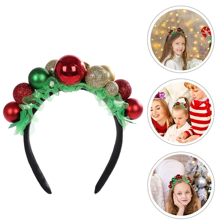 KatchOn, Christmas Headbands and Eyeglasses Set - Pack of 12 | Christmas Party Accessories, Christmas Hair Accessories | Christmas Headband