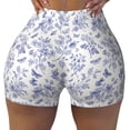 thumbnail image 2 of Haiem Floral Butterfly No Front Seam Biker Shorts for Women Yoga Workout Gym Bike Shorts with Tummy Control Moisture-Wicking-XX-Large, 2 of 9