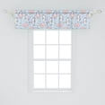 thumbnail image 2 of Ambesonne Unicorn Party Window Valance, Horse Donuts Coffee, 54" X 12", Multicolor, 2 of 3
